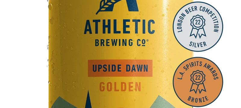 Athletic Brewing Company Upside Dawn Non-Alcoholic Golden