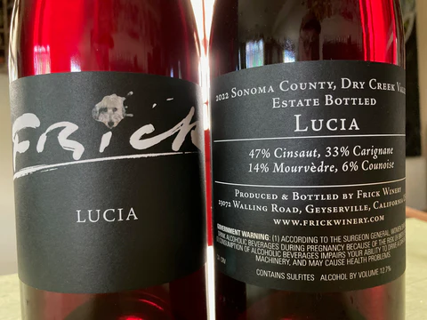 2022 Frick Lucia Dry Creek Valley Sonoma