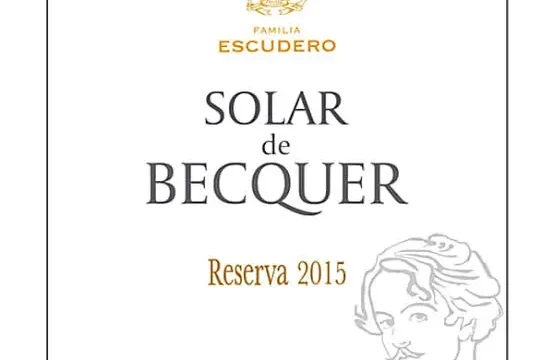 2015 Familia Escudero Solar de Becquer Rioja Reserva